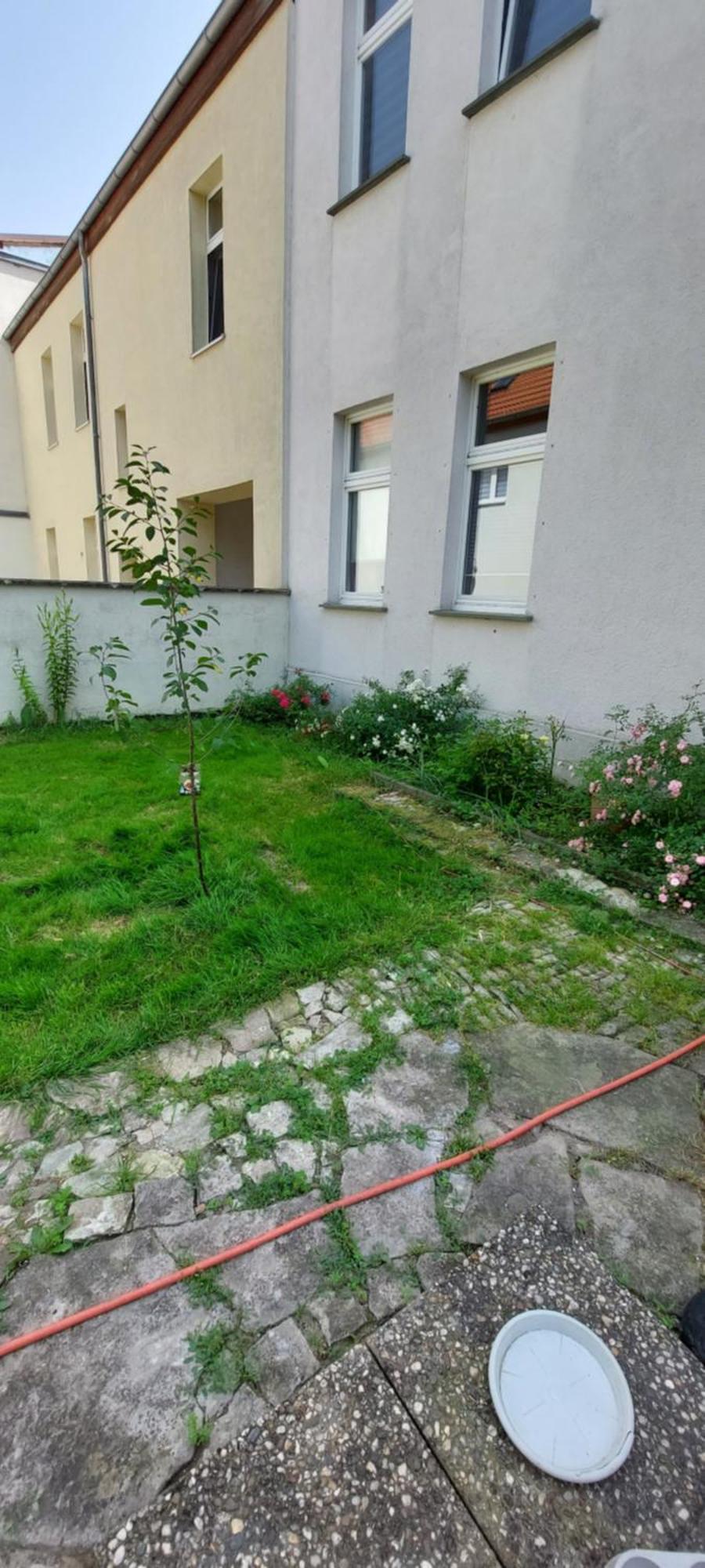 Ferienwohnung Am Bahnhof 베른부르크 외부 사진