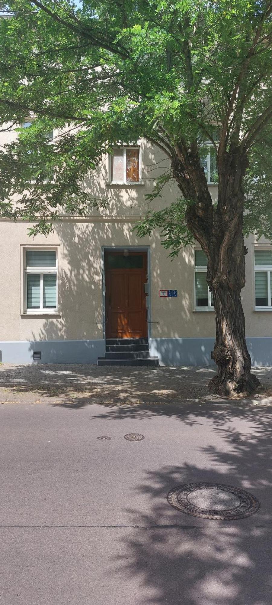 Ferienwohnung Am Bahnhof 베른부르크 외부 사진