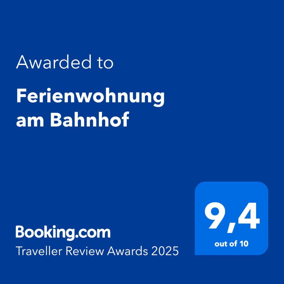 Ferienwohnung Am Bahnhof 베른부르크 외부 사진