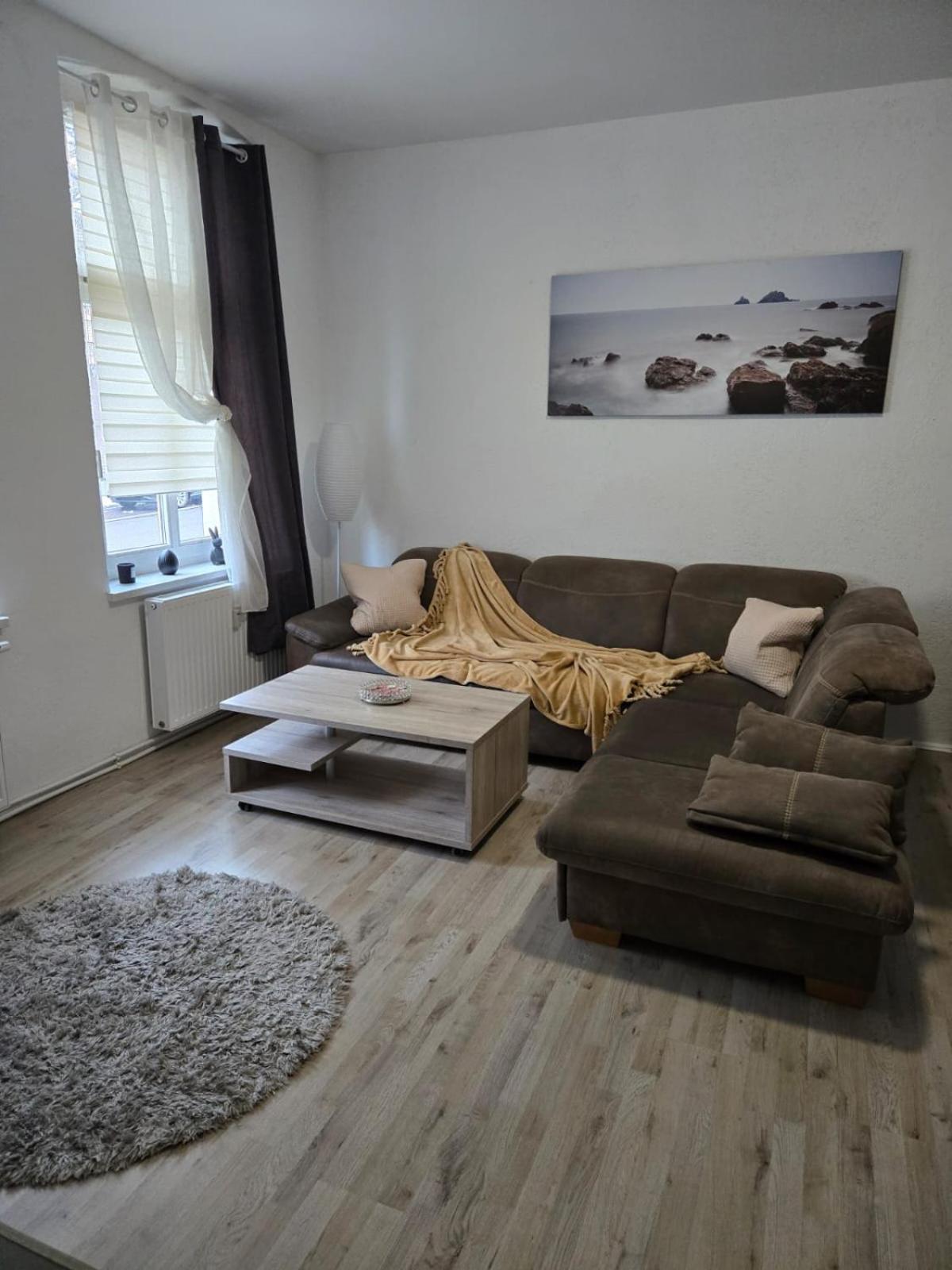Ferienwohnung Am Bahnhof 베른부르크 외부 사진