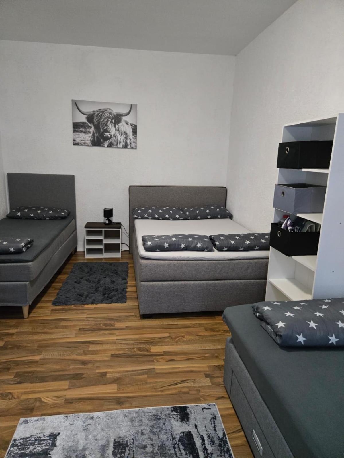 Ferienwohnung Am Bahnhof 베른부르크 외부 사진
