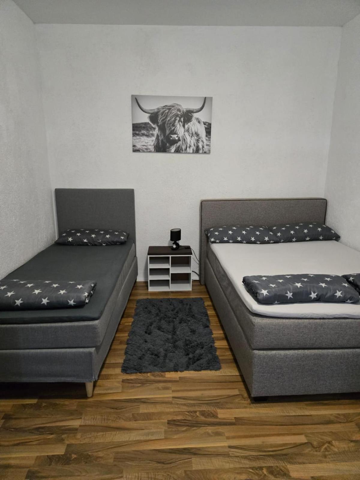 Ferienwohnung Am Bahnhof 베른부르크 외부 사진
